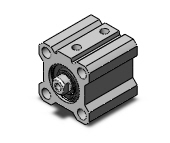 SMC VALVES NCQ2A20-15D Compact Cylinder, 20 mm Size, Double Acting | AL3LQJ