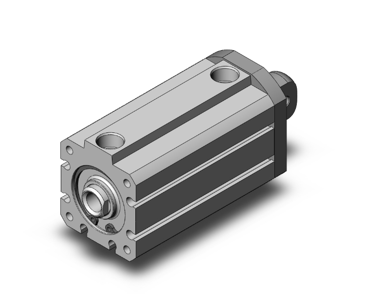 SMC VALVES NCQ8C106-200 Compact Cylinder, 1-1/16 Inch Size, Double Acting | AN7TPT