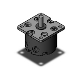 SMC VALVES NCRB1FW20-90S Actuator, 20 mm Size, Double Acting | AL4KBB