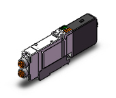SMC VALVES SQ2141-5LOD1-N7-M Valve, 4 Way | AN7QCZ