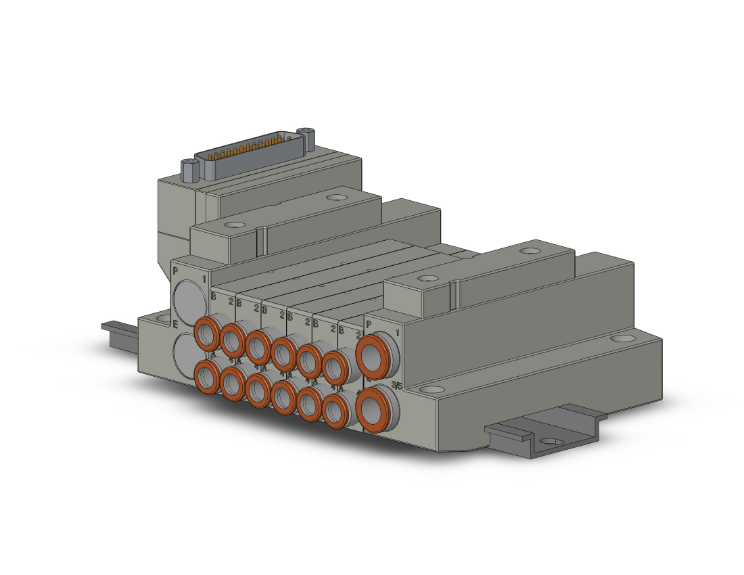 SMC VALVES SS5V1-16FD1-06U-N7
