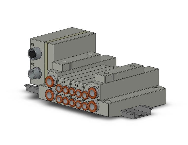 SMC VALVES SS5V1-W16SA2WD-05B-C6