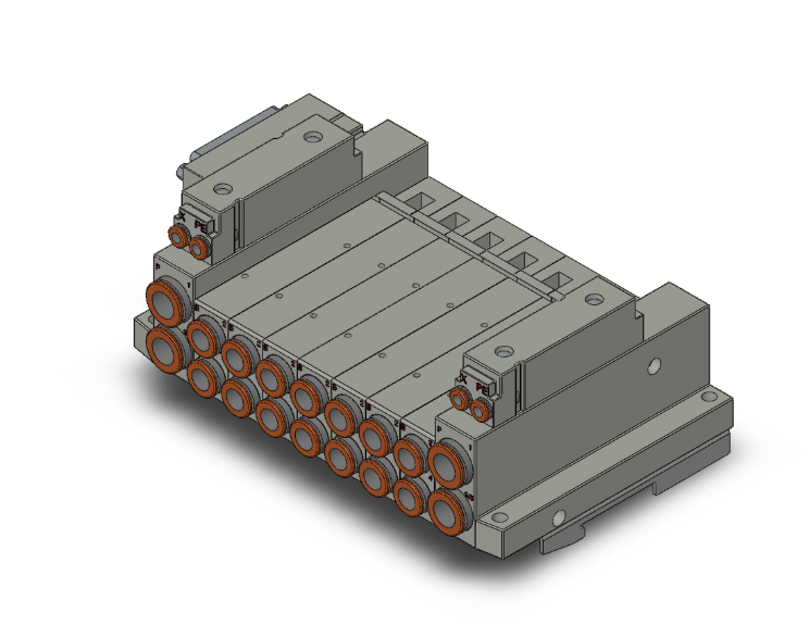SMC VALVES SS5V2-10FD2-07BR-N9-D0
