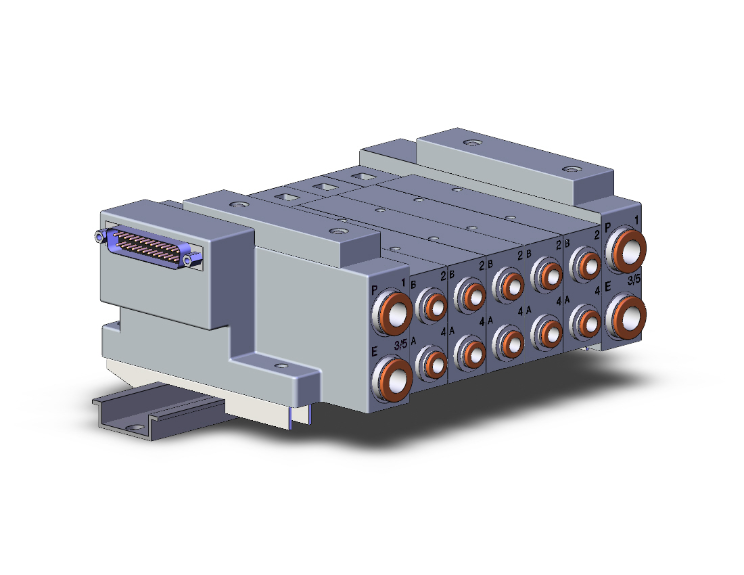 SMC VALVES SS5V3-10FD2-05B-N7-D
