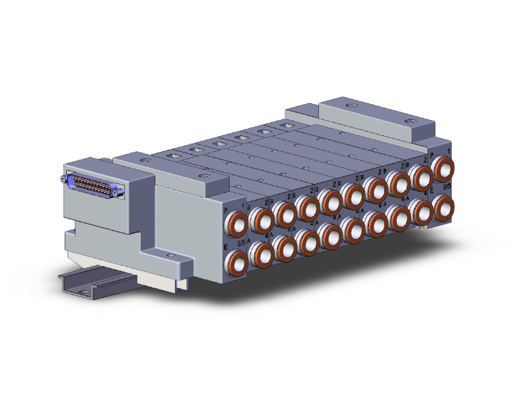 SMC VALVES SS5V3-10FD2-08B-N11-D