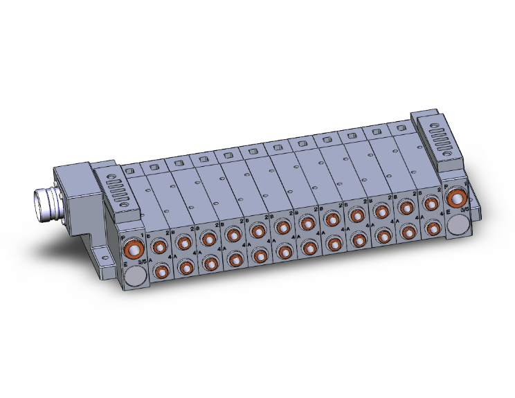 SMC VALVES SS5V3-W10CD-12BS-N7