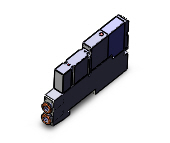 SMC VALVES SV1100-5FU-CS-N7 Solenoid Valve, 5 Port Size | AL9ZYZ
