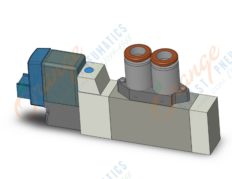 SMC VALVES SY3160-5LOZ-C6 Valve, 1/4 Inch Built In Fitting | AL3UUW