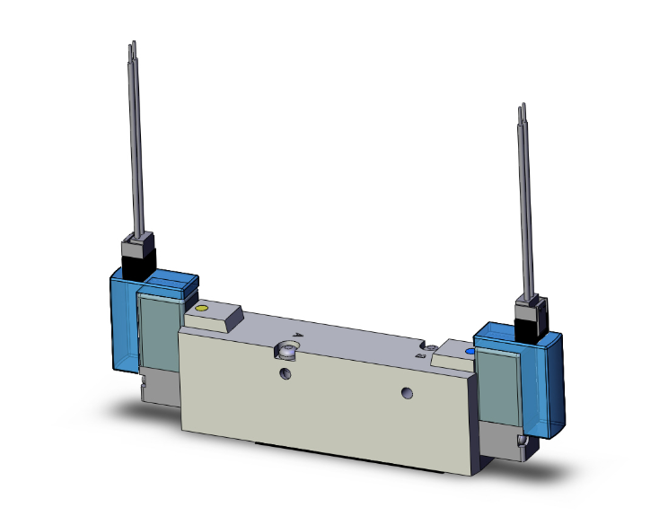 SMC VALVES SYJ7340-3MZ Solenoid Valve, 5 Port Size | AN7EYH