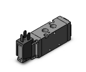SMC VALVES VF5120-5DO1-02 Solenoid Valve, 1/4 Port Size | AN2PPK