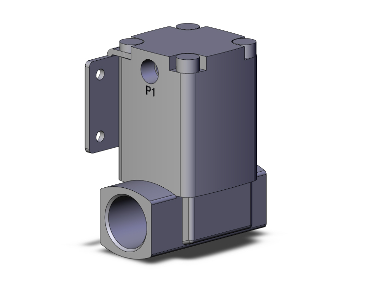 SMC VALVES VNC201B-15A-B Media Valve, 1/2 Port Size, 2 Way | AM7XCV
