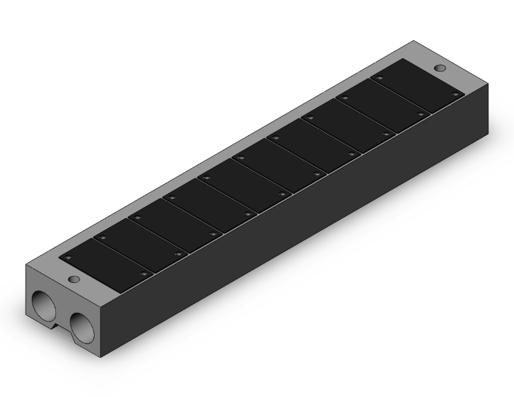 SMC VALVES VV3QZ32-10C-00T Valve Manifold, 3 Inch Port Size | AL4BWL