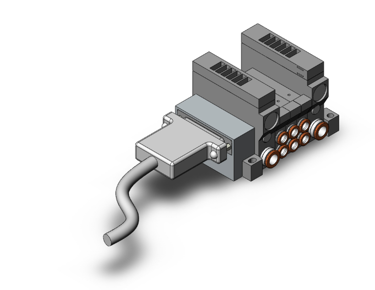 SMC VALVES VV5Q11-03N7FS2-S Valve Manifold, 4/5 Inch Port Size | AL4CBE