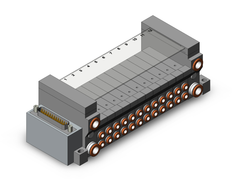 SMC VALVES VV5Q11-12C4FU0-N Valve Manifold, 4/5 Inch Port Size | AL4CDV