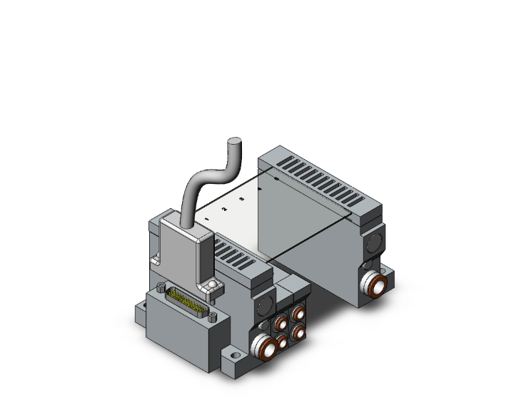 SMC VALVES VV5Q21-05C6FU3-NS Valve Manifold, 4/5 Inch Port Size | AN7QKA