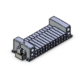 SMC VALVES VV5QC41-1203TFD2 Valve Manifold, Plug In, 5 Inch Port Size | AL7MMH