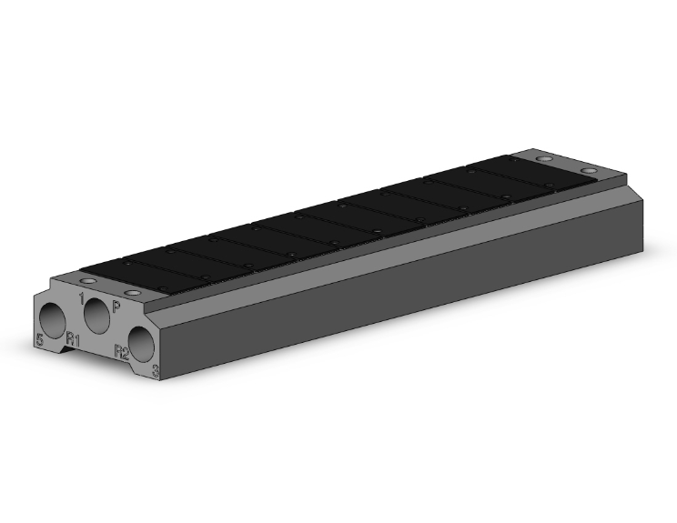 SMC VALVES VV5QZ22-10C-00T Valve Manifold, 5 Inch Port Size | AL4CJC