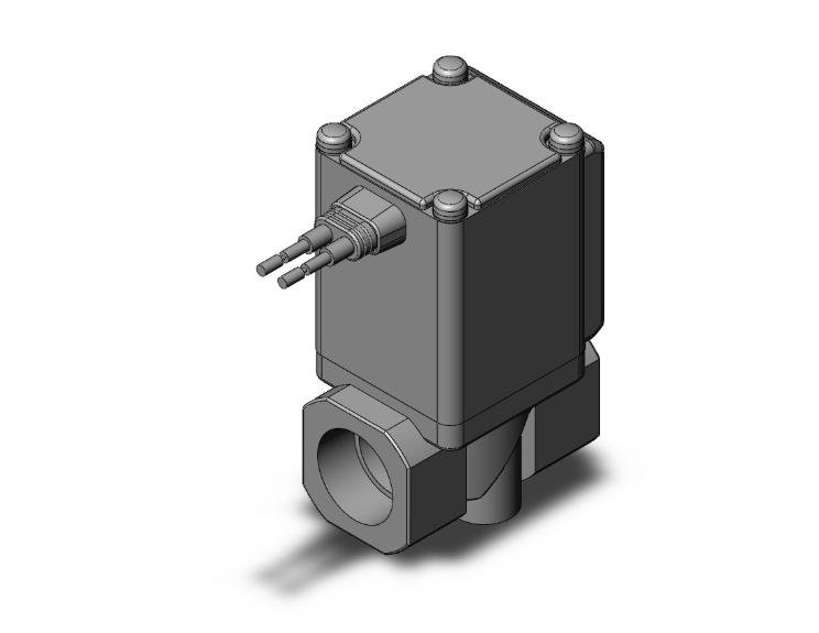 SMC VALVES VX230GAB Solenoid Air Valve, 1/2 Port Size | AN8VXU