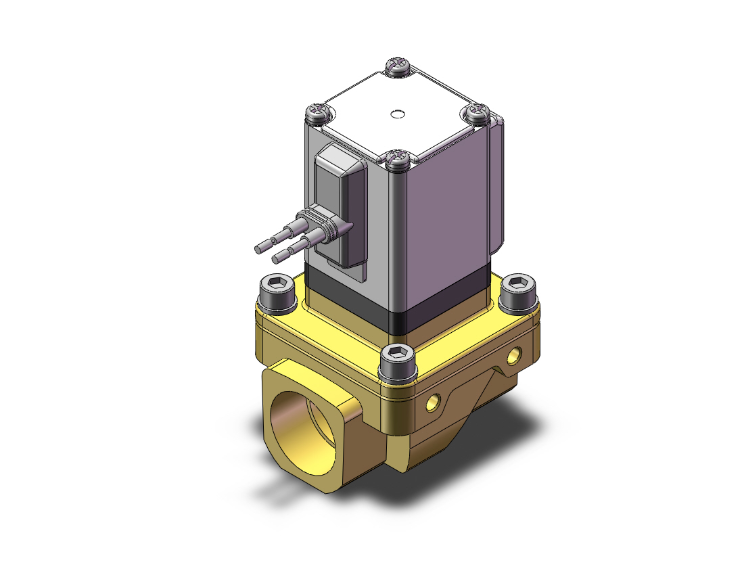 SMC VALVES VXZ2C2HFB Valve, 2 Way | AN9YQC