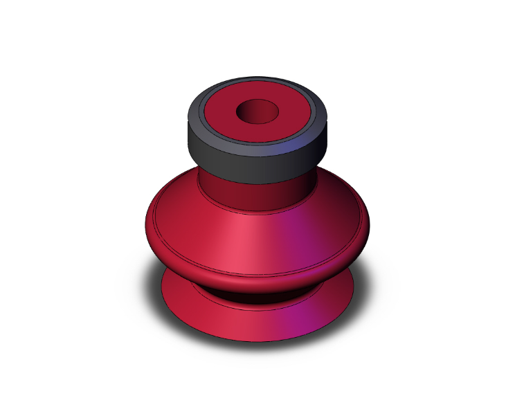 SMC VALVES ZP16BGS Vacuum Pad, Pad Size 10-25 | AL4DLC