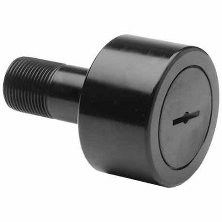 SMITH BEARING CR-1/2A Cam Follower, 1/2 Inch Dia, Bearing Steel, 1 Row, Screwdriver Slot, Flat | CU3BBT 798CZ9