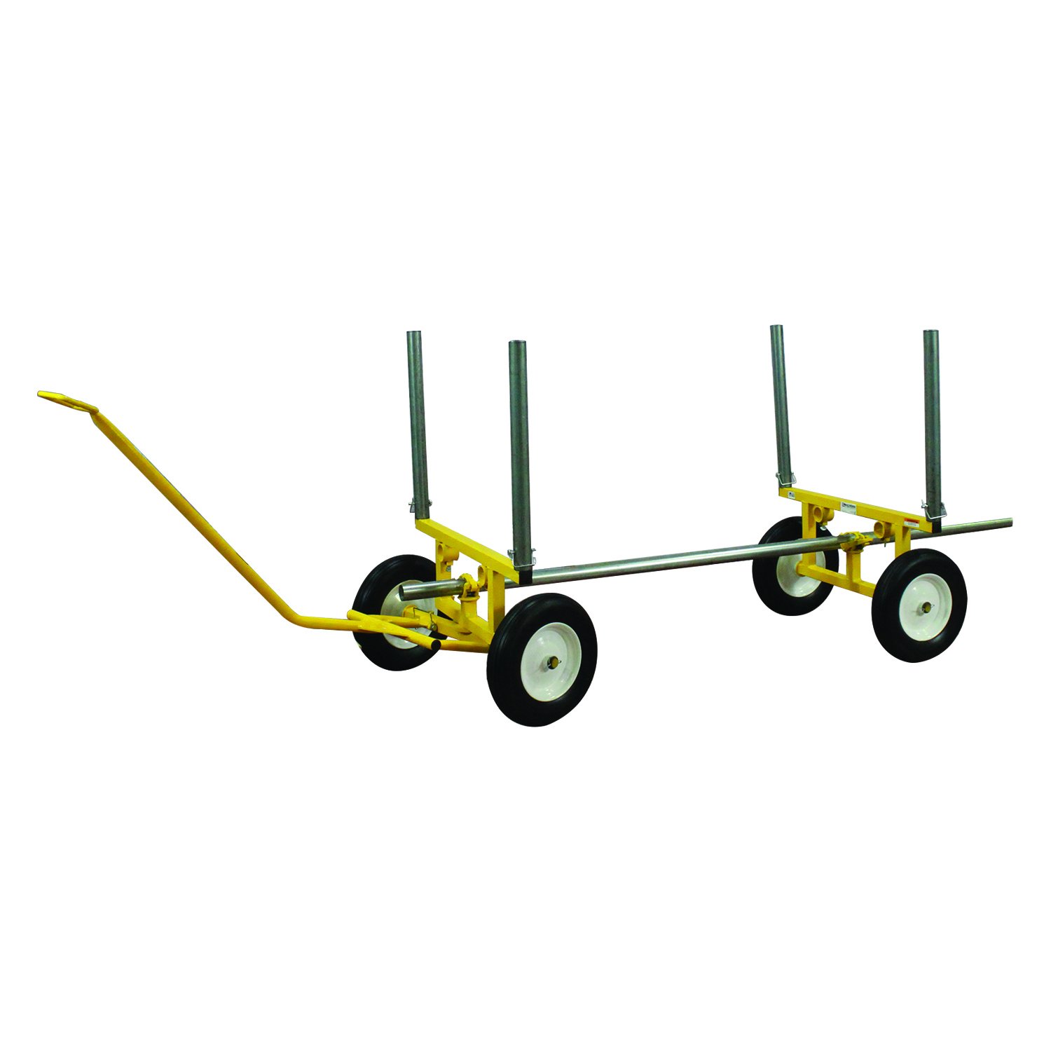 Wheel Lumber And Pipe Cart, All Terrain, Capacity 2000 Lbs