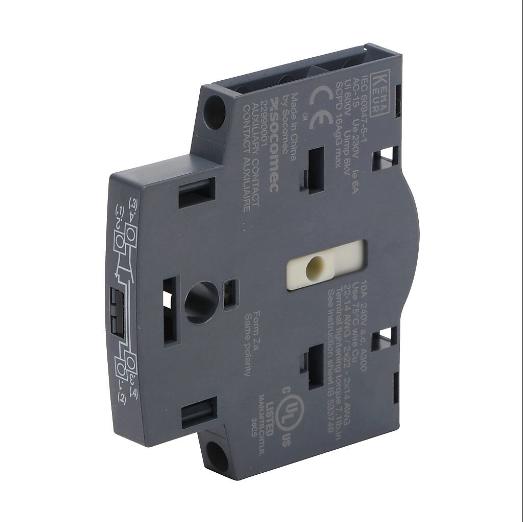 Auxiliary Contact, Left Or Right Side Mount, 1 N.O. Pre-Break/1 N.C. Contact