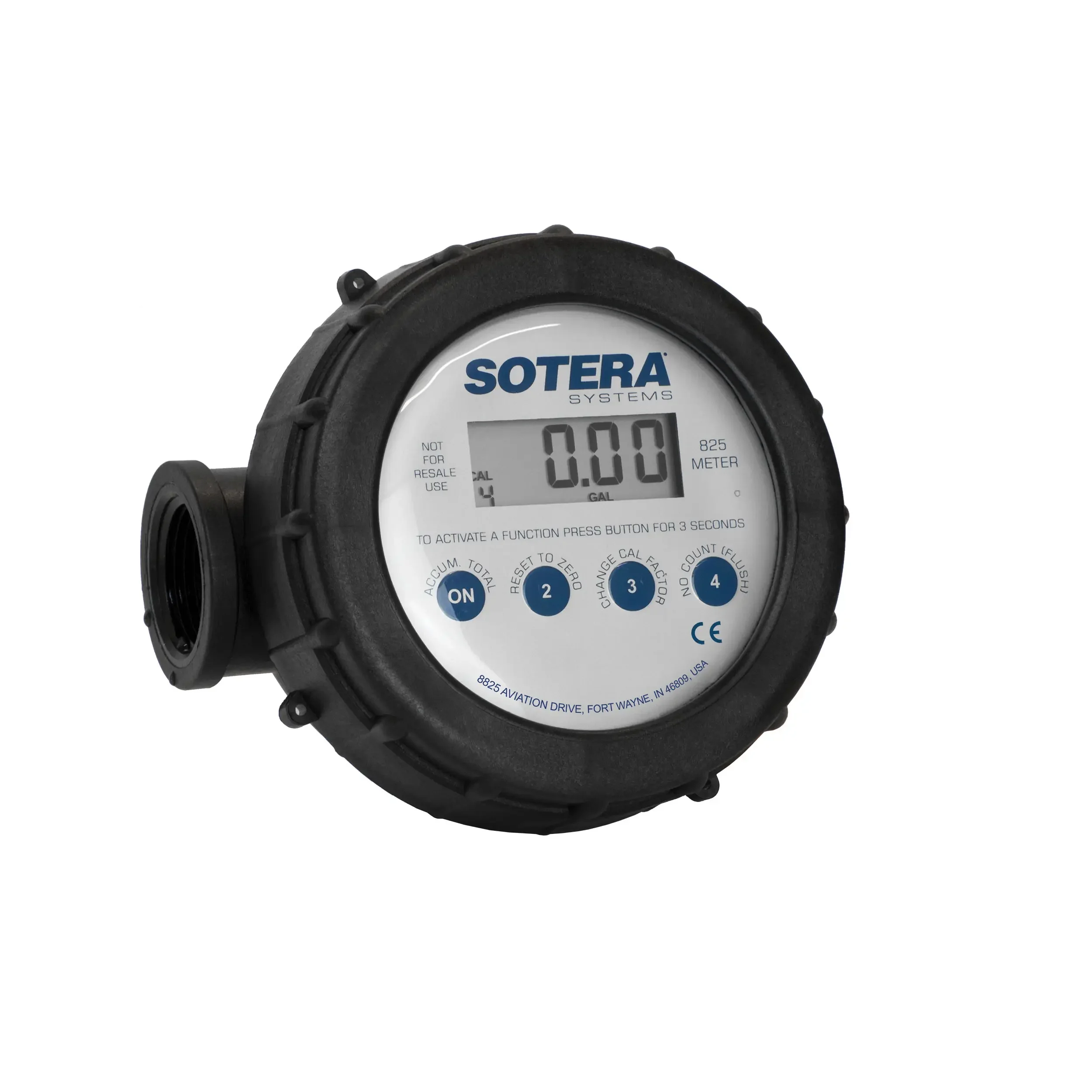 SOTERA 825X700 Mechanical Flowmeter, 1 Inch Connection Size, FNPT, 100 PSI Max. Pressure, 2 to 20 gpm | CU3CJV 48YA46