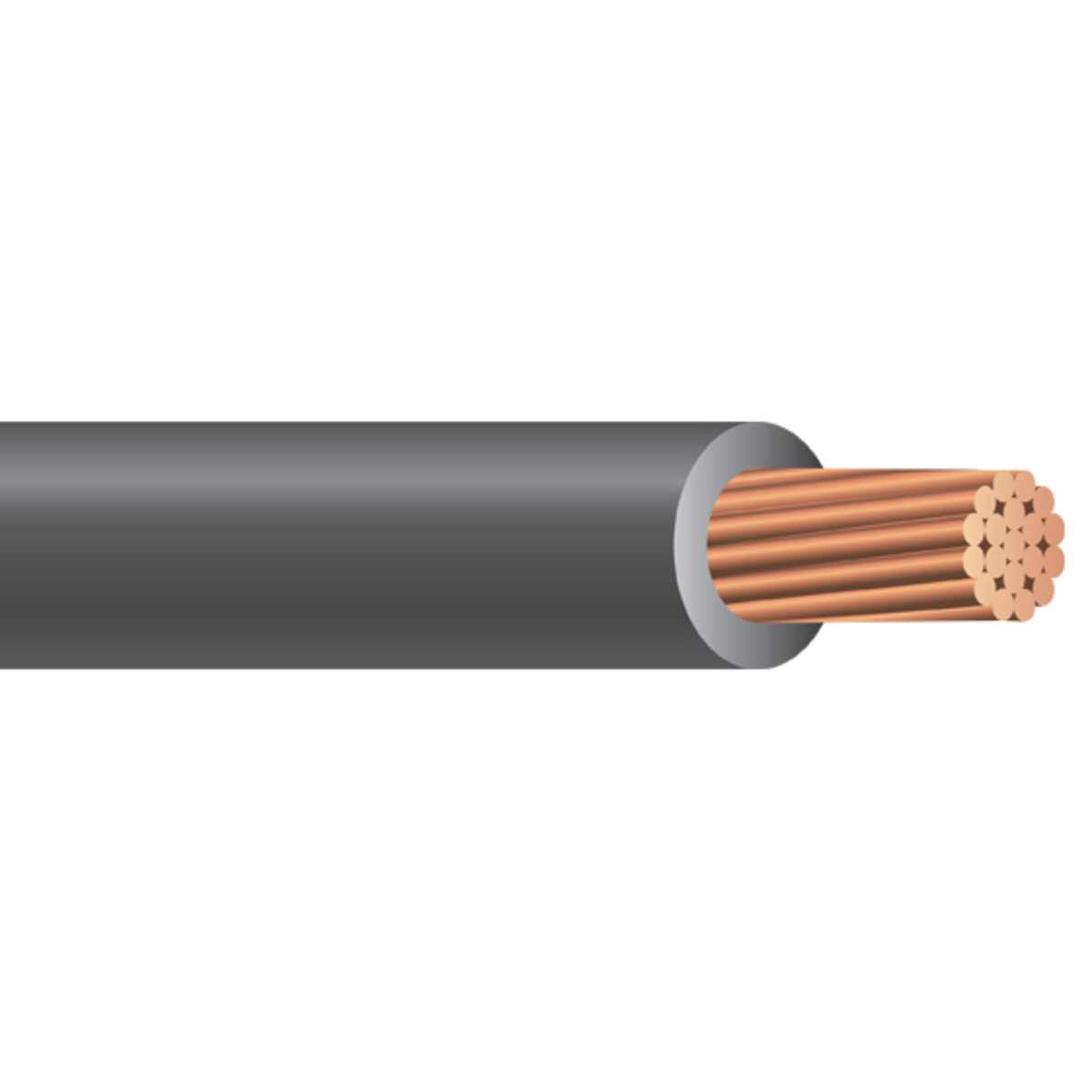 SOUTHWIRE COMPANY 11301901 Copper Wire, 2 Awg, 600 V, Black | CG6ERL