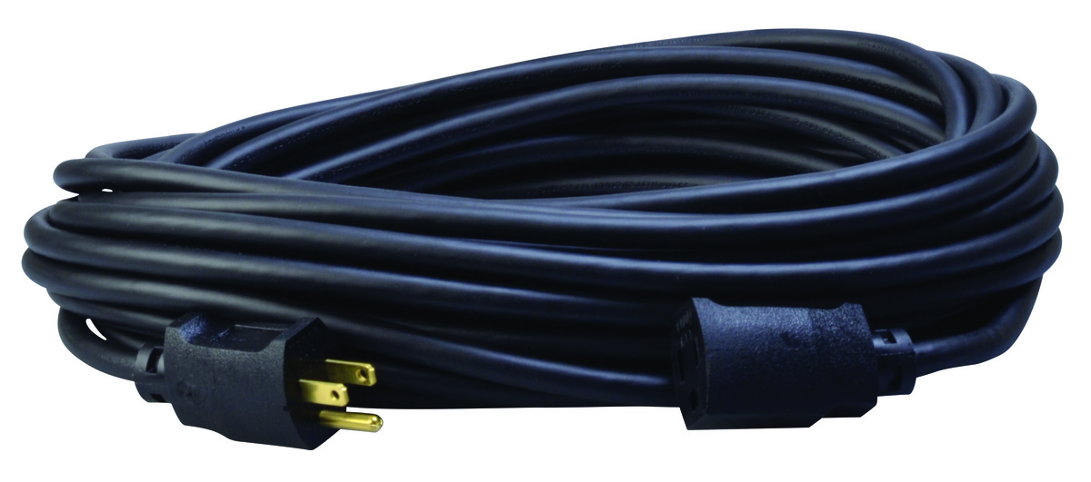 Outdoor Extension Cord, 50 Feet, Black
