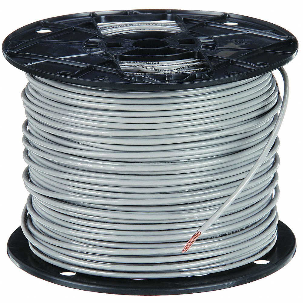 SOUTHWIRE COMPANY 22963301 Building Wire, 14 AWG Wire Size, 1 Conductors, 500 ft Length, Stranded, Nylon, PVC | CP2ELD 5C984