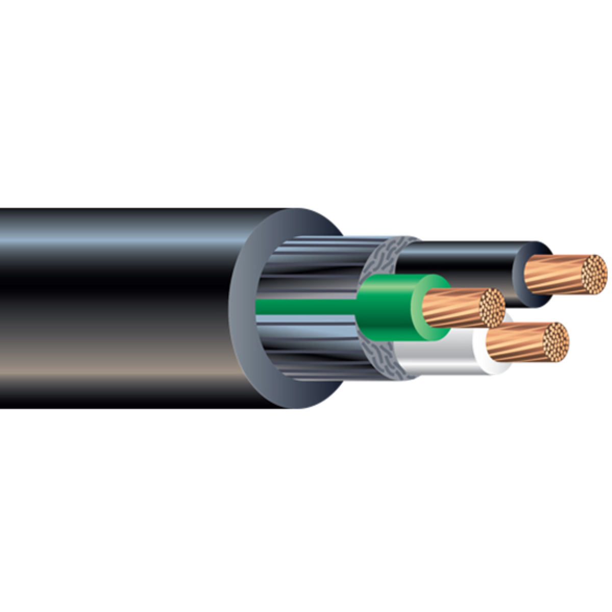 SOUTHWIRE COMPANY 55044901 Flexible Cord, 96 Strand, 3 Conductor, 8 Awg | CG6FEF