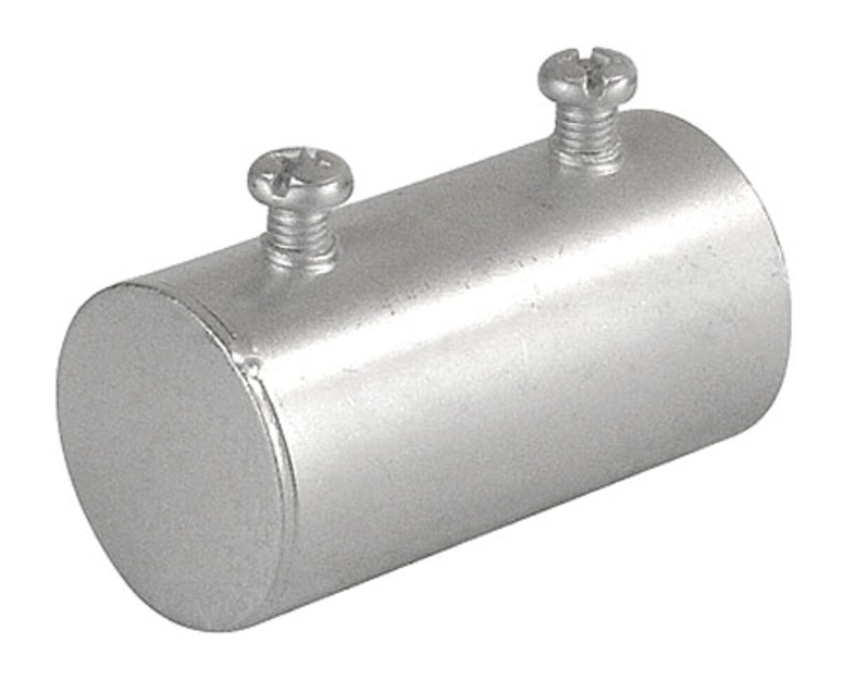 EMT Pipe Cap, Steel, 2 Inch Size