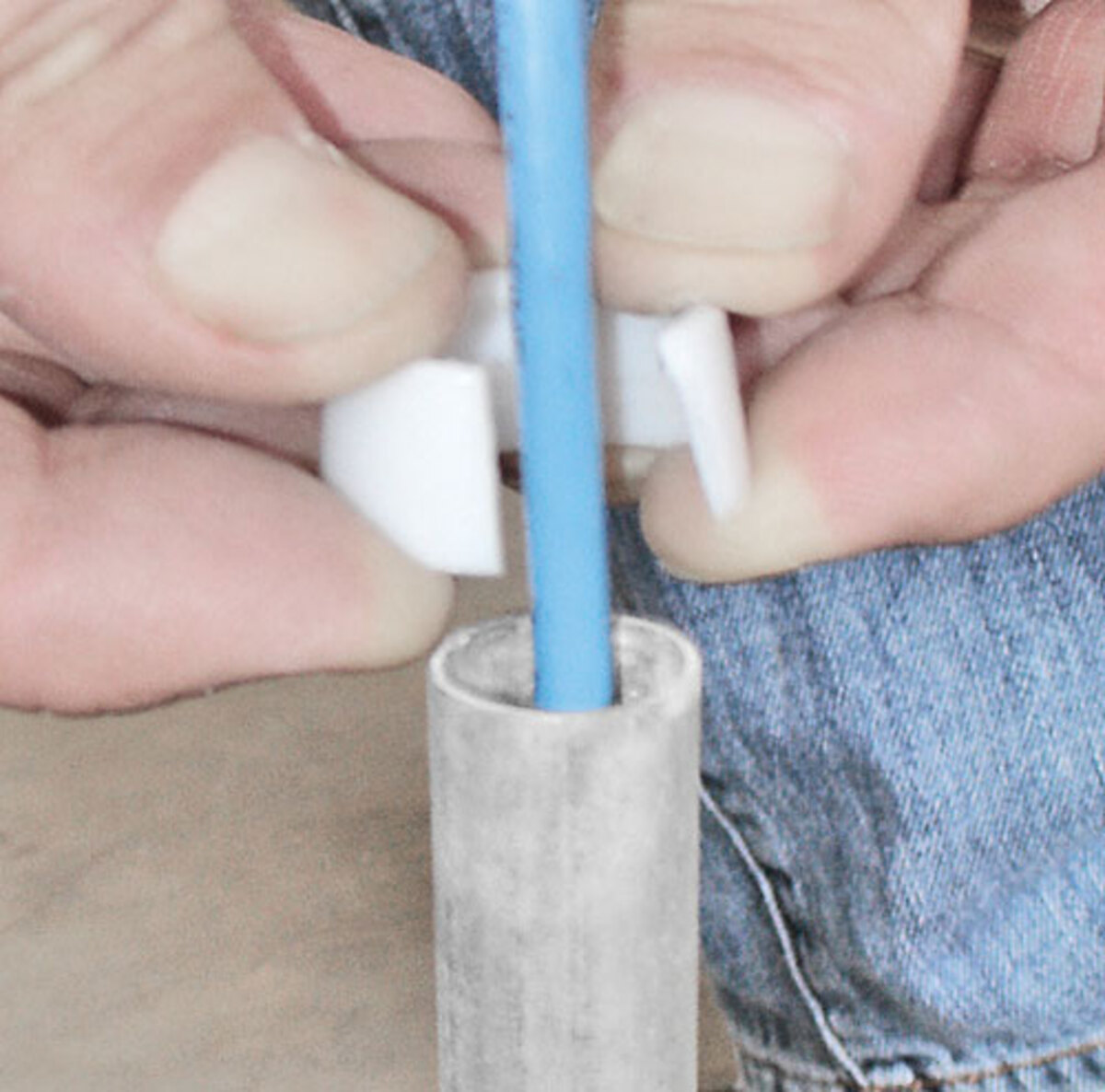 Split Plastic EMT Insulating Bushing, 3/4 Inch Size
