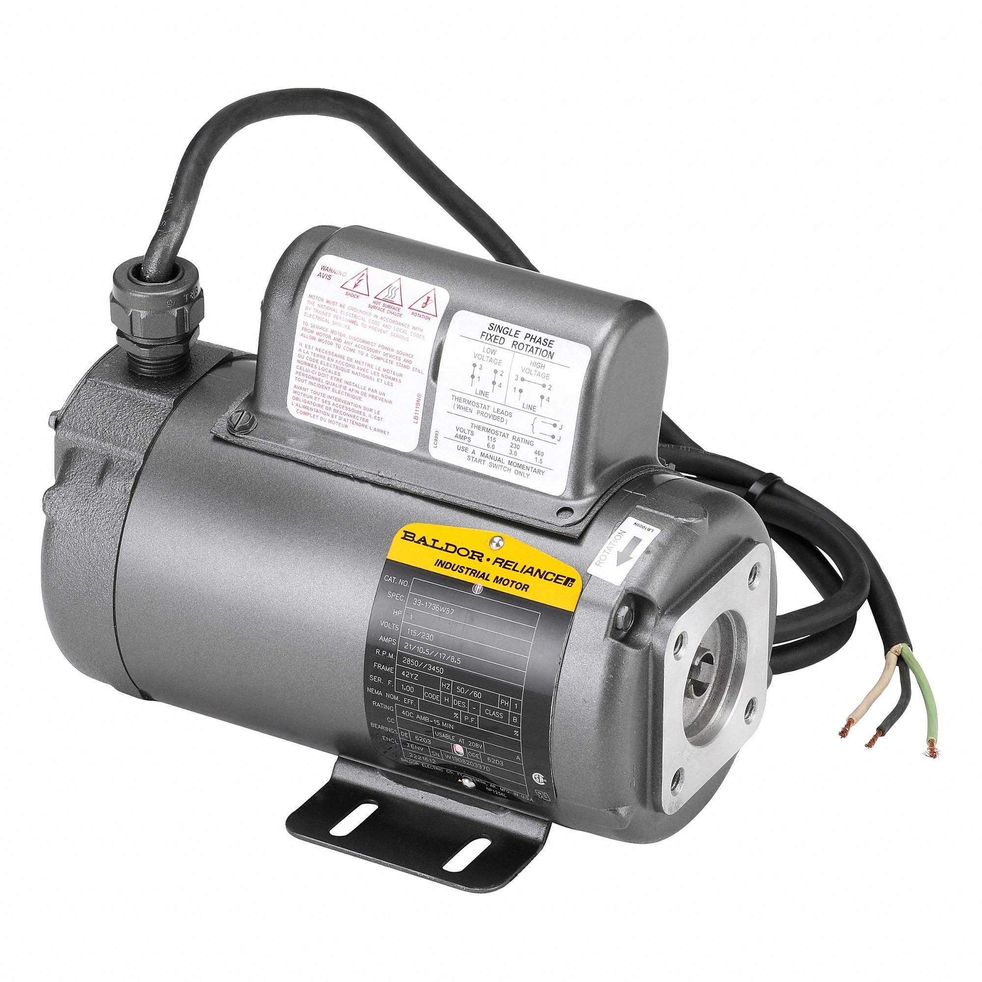 SOUTHWORTH 2221612 Motor Single Phase 1 Hp Southworth Oem | CV4NJM 35Y950