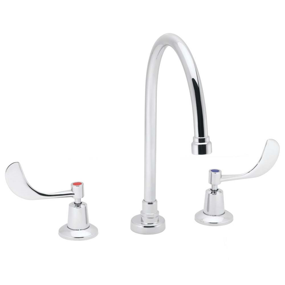 SPEAKMAN SC-3004-8-LD-E Gooseneck Lavatory Faucet, Widespread, Size 8 Inch | CE2AXK