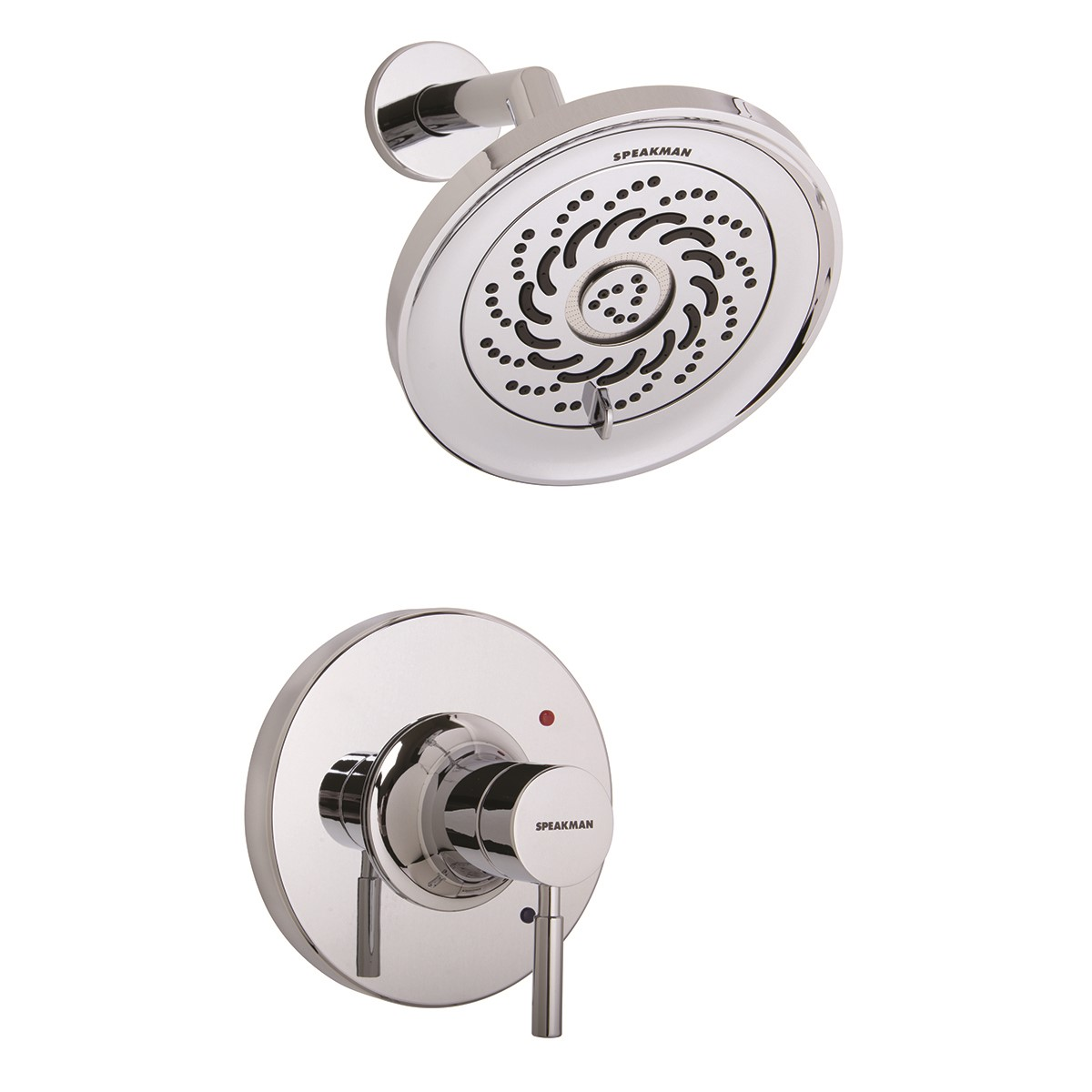 SPEAKMAN SLV-1010-UNI-E2 Universal Shower Combination, Polished Chrome Finish, 2.0 Gpm | DZ2KJQ