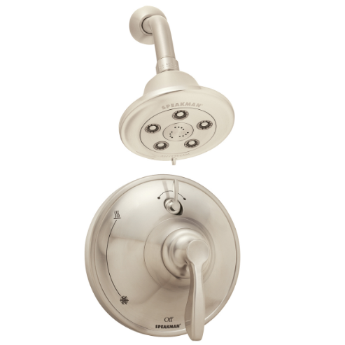 SPEAKMAN SM-10410-P-BN Shower System, With Diverter Valve | CE2AHL