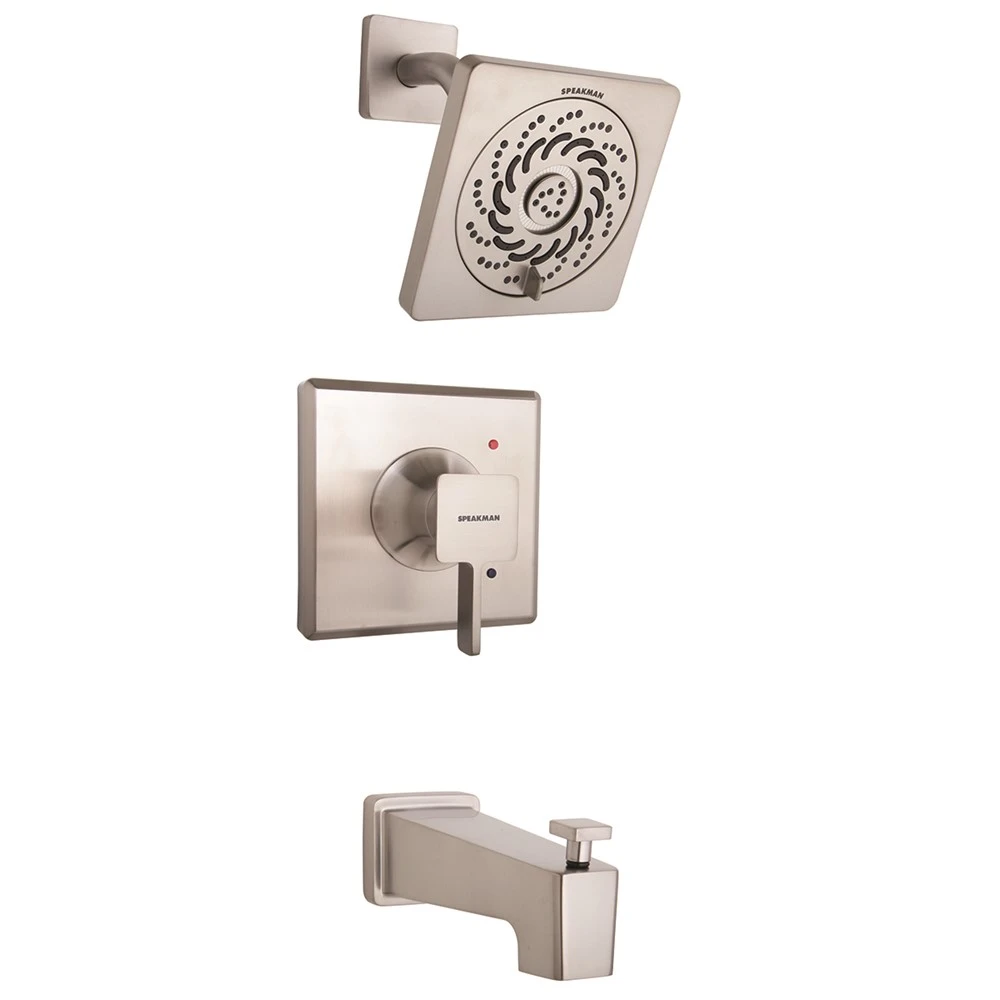 SPEAKMAN SLV-1330-UNI-E2-BN Universal Tub/Shower Combination, Brushed Nickel Finish, 2.0 Gpm | DZ2KLH