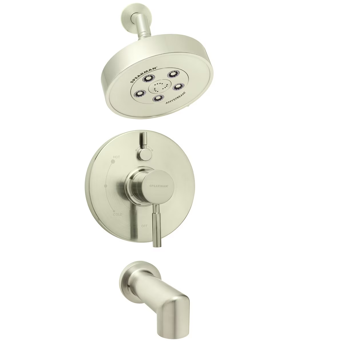 SPEAKMAN SLV-1430-BN Diverter Trim, Shower And Tub Combination | CE2AGA