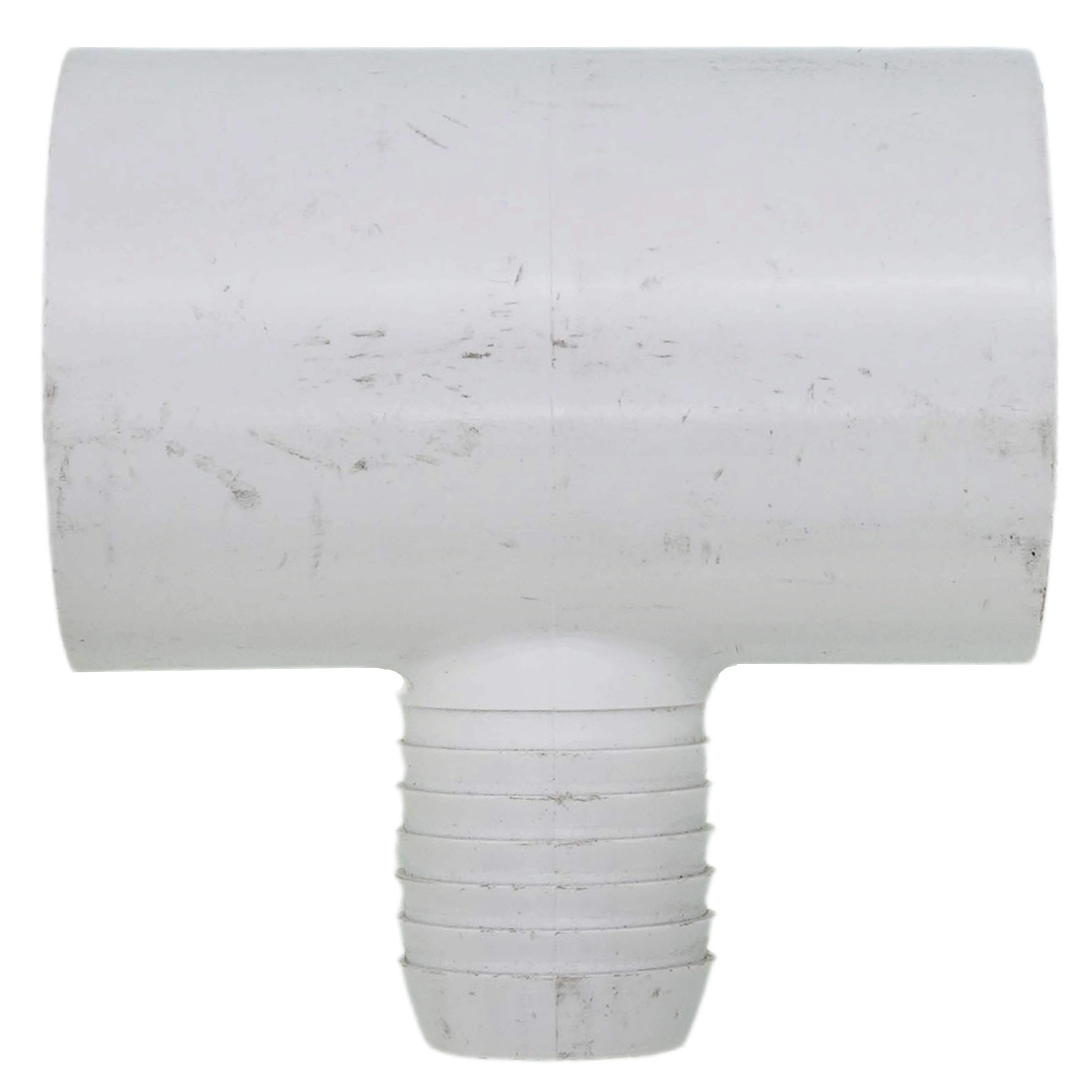 SPEARS VALVES 1102-250 Transtion Tee, Socket x Insert x Barb, Schedule 40, 2 x 1-1/4 Inch Size, PVC | BU7PEQ