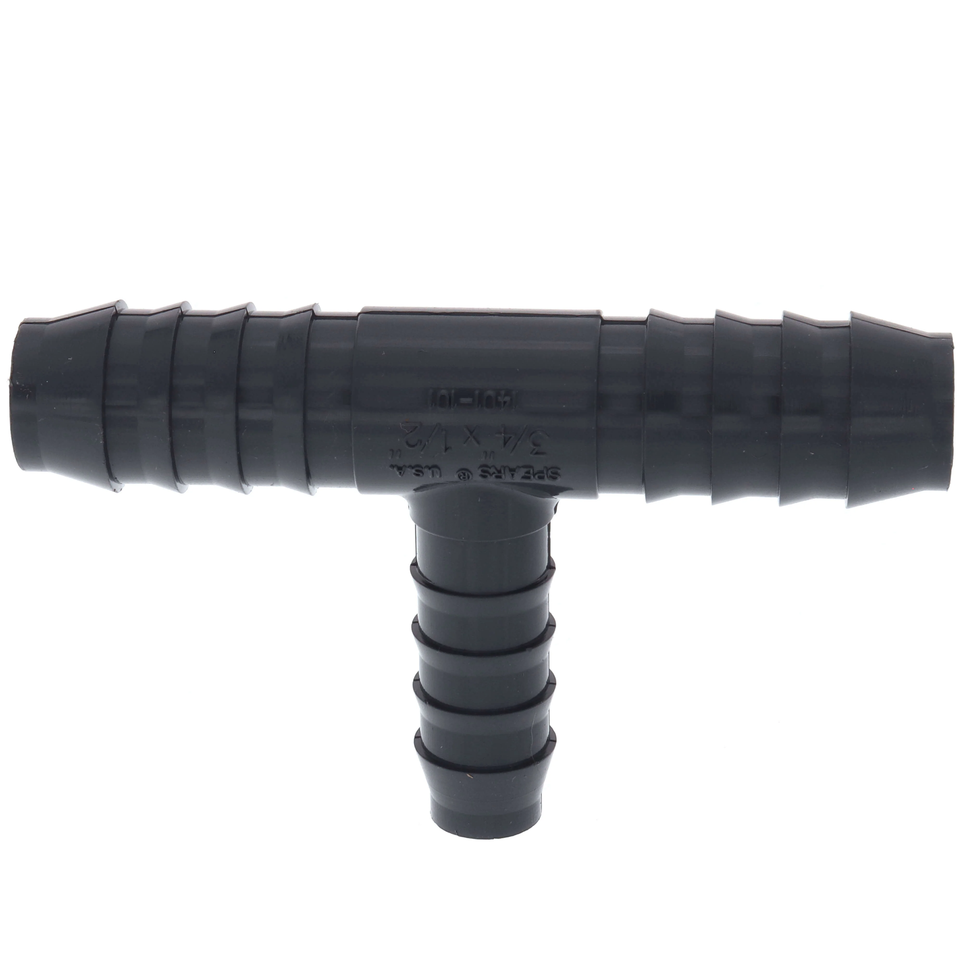 SPEARS VALVES 1401-101 Reducer Insert Tee, Insert x Insert x Insert, 3/4 x 3/4 x 1/2 Inch Size, PVC | BU7KKN