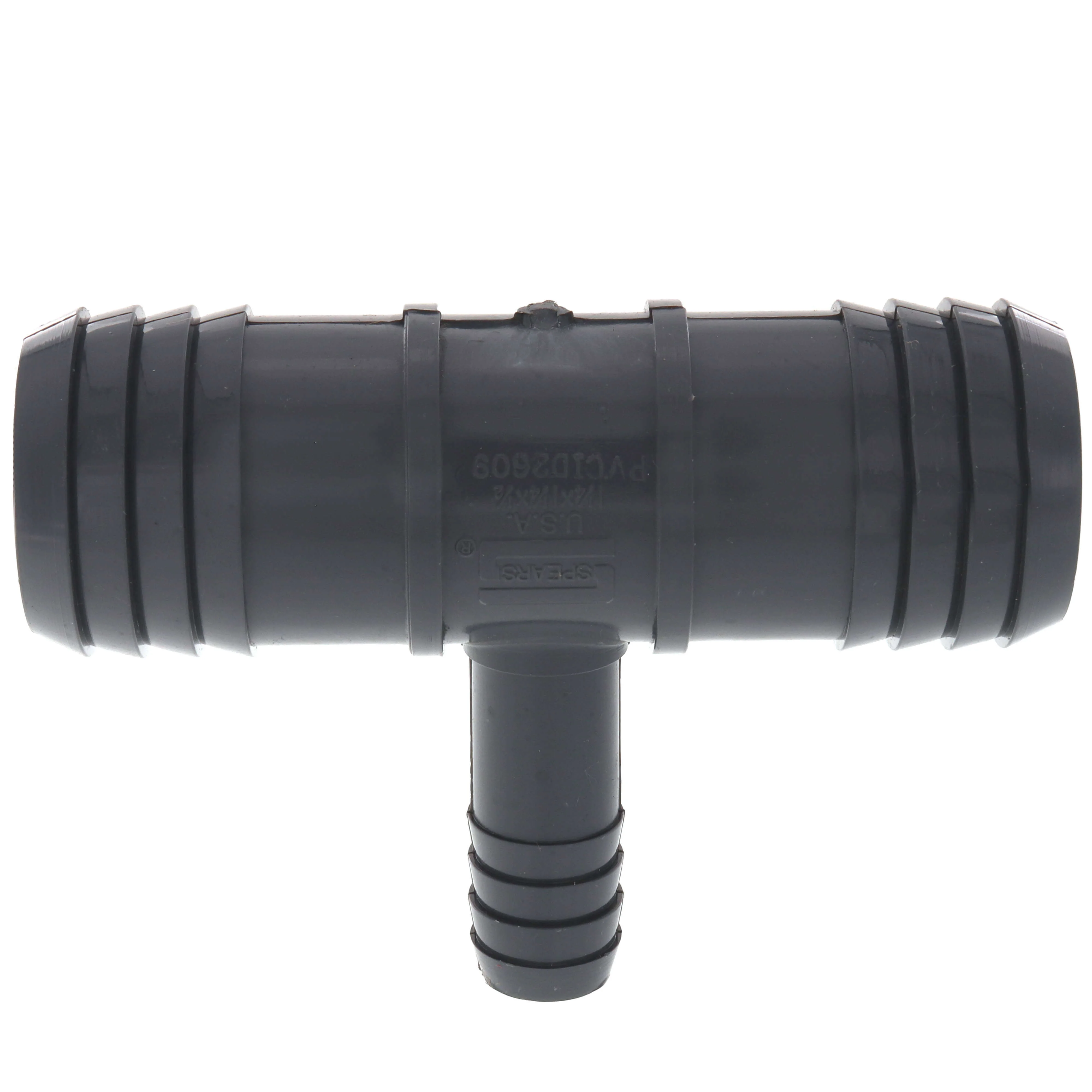 SPEARS VALVES 1401-166 Reducer Tee, Insert x Insert x Insert, 1-1/4 x 1/2 Inch Size, PVC | BU7PGV