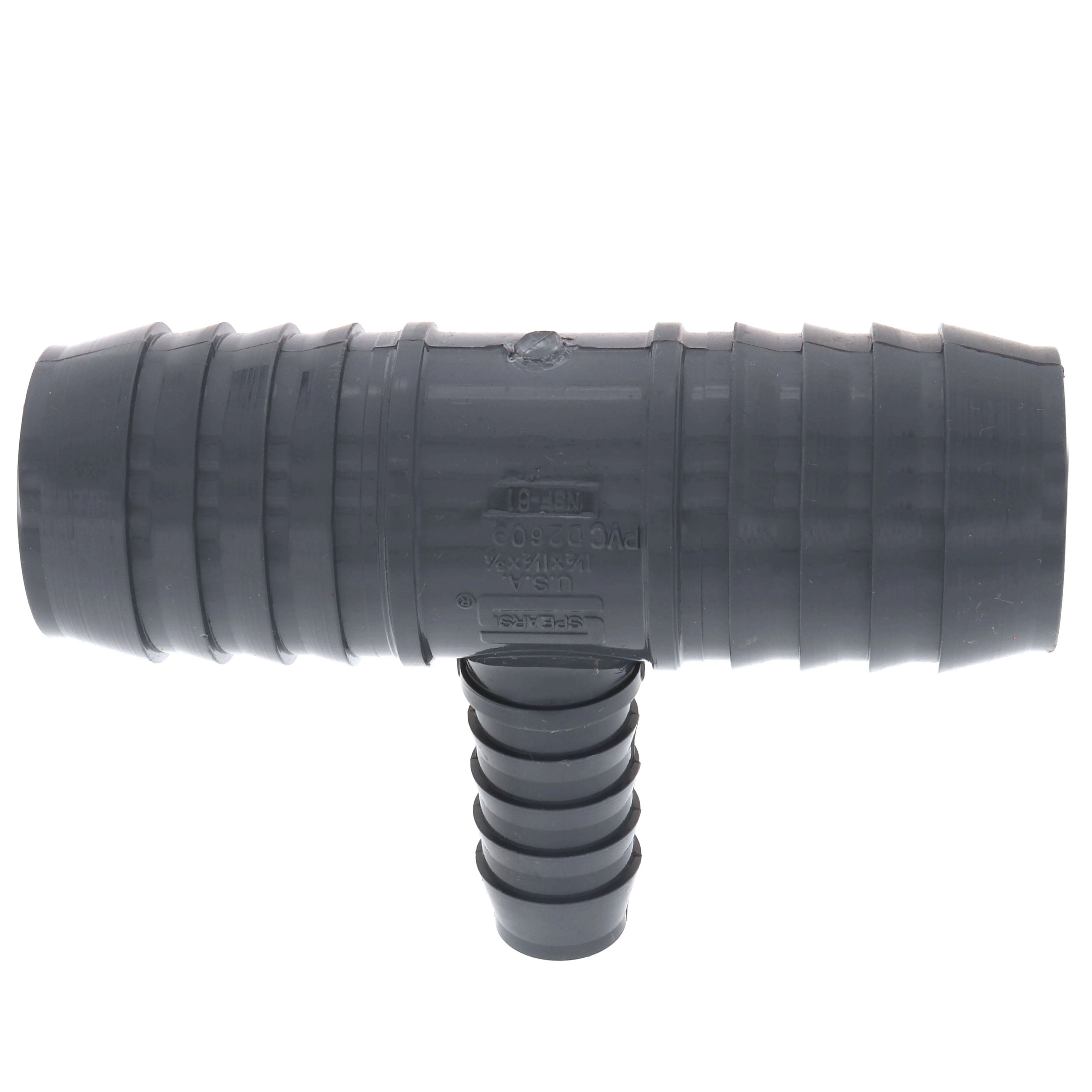 SPEARS VALVES 1401-210 Reducer Tee, Insert x Insert x Insert, 1-1/2 x 3/4 Inch Size, PVC | BU7MCQ