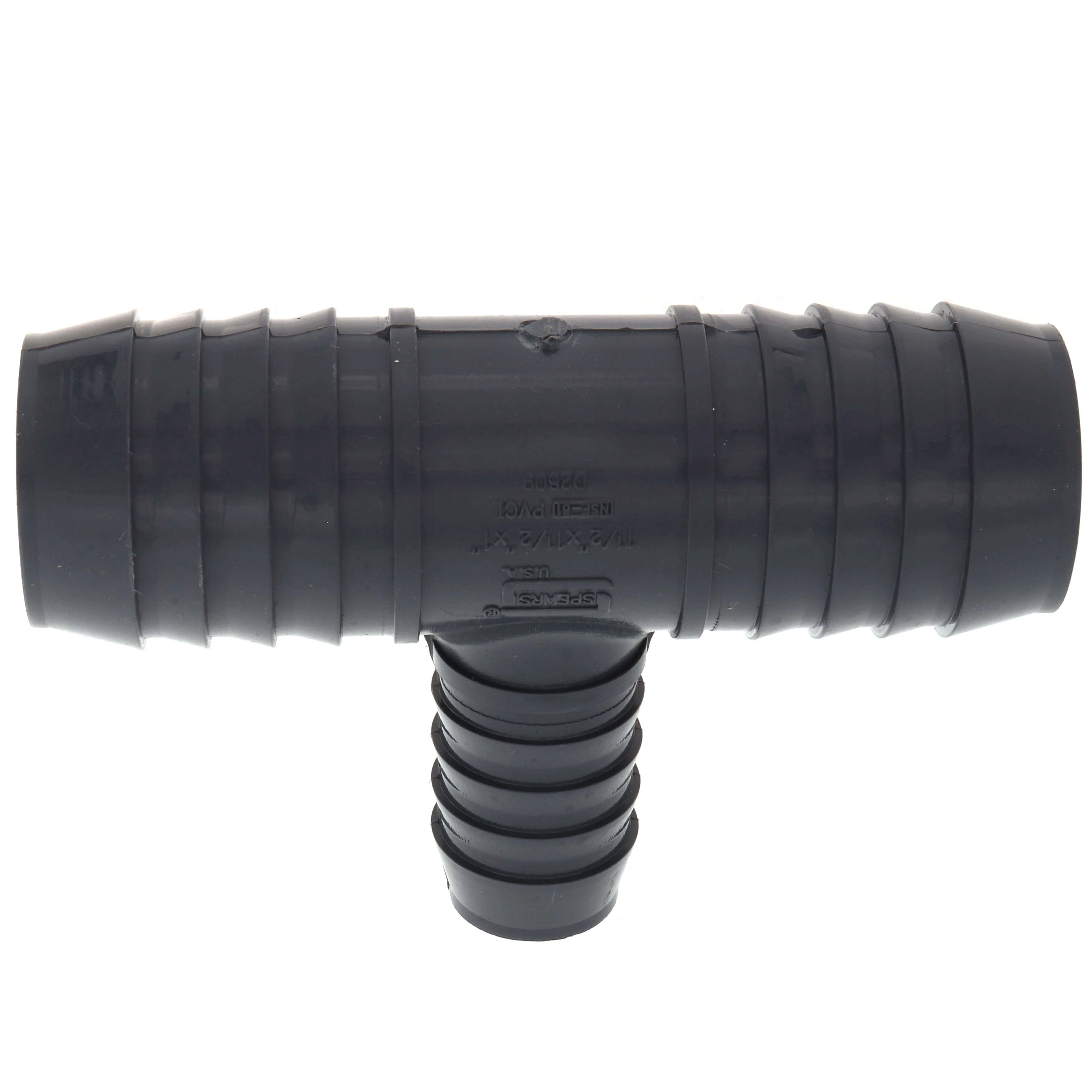 SPEARS VALVES 1401-211 Reducer Tee, Insert x Insert x Insert, 1-1/2 x 1 Inch Size, PVC | BU7LNB