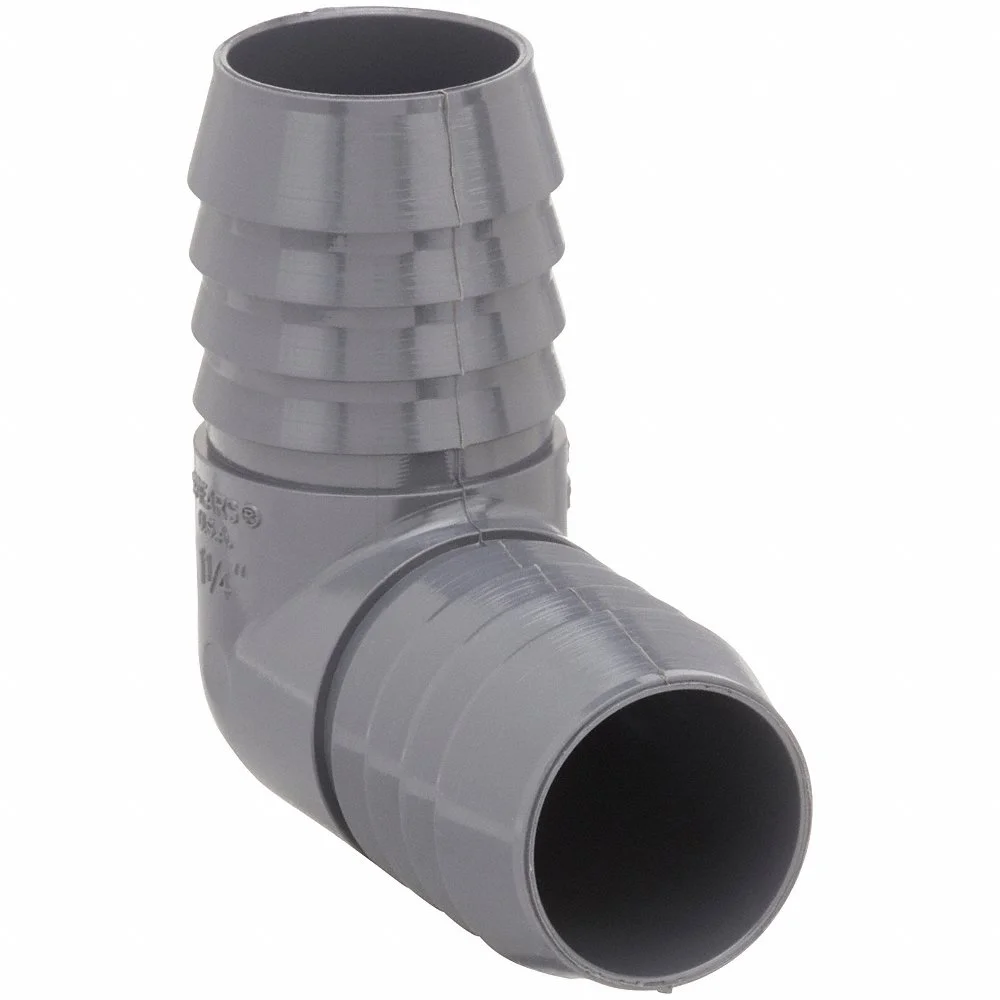 SPEARS VALVES 1406-012 Insert Elbow, 90 Deg., Insert x Insert, 1-1/4 Size, PVC | AC8XDE 3ELC7