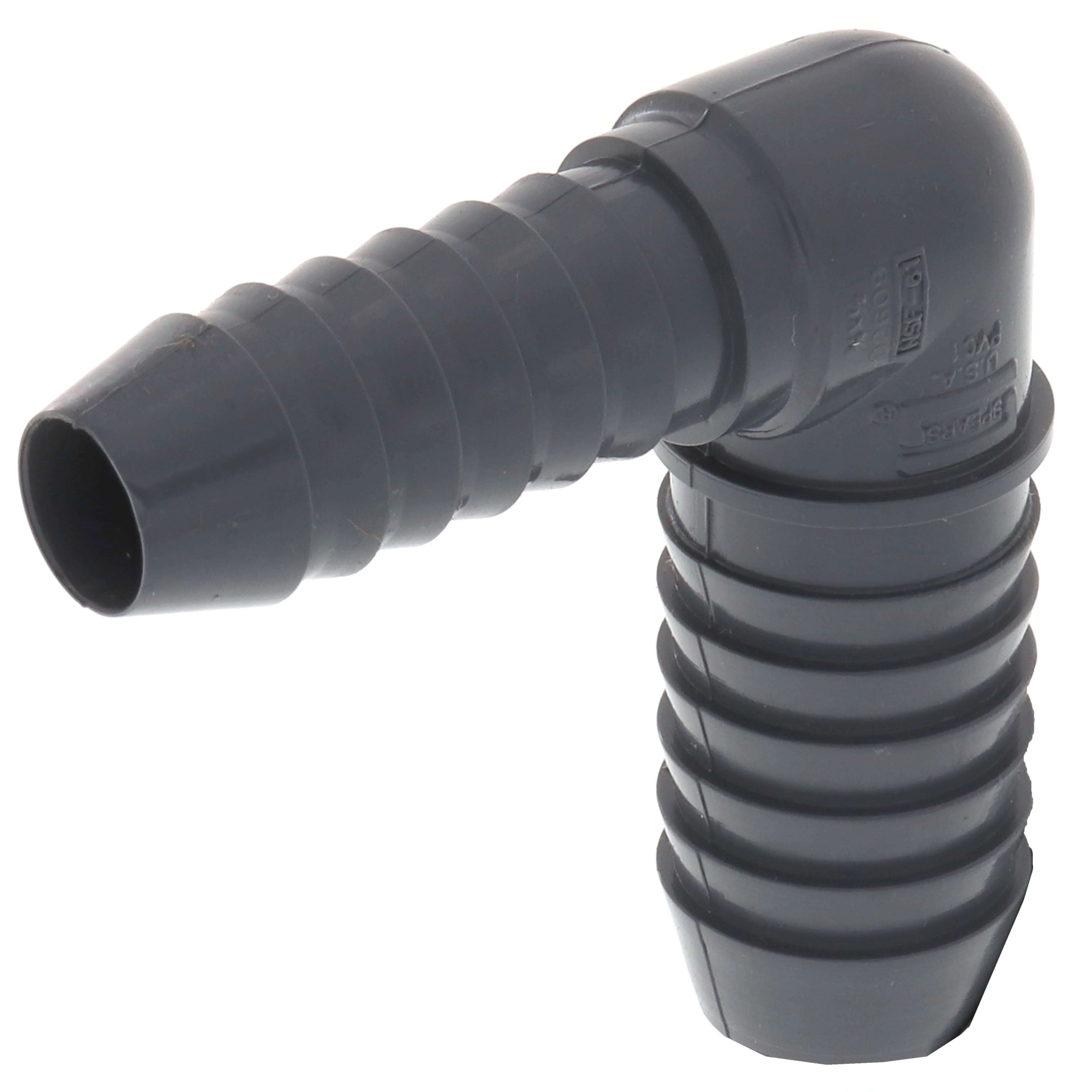 SPEARS VALVES 1406-101 Reducer Elbow, 90 Deg., Insert x Insert, 3/4 x 1/2 Size, PVC | BU7LDK