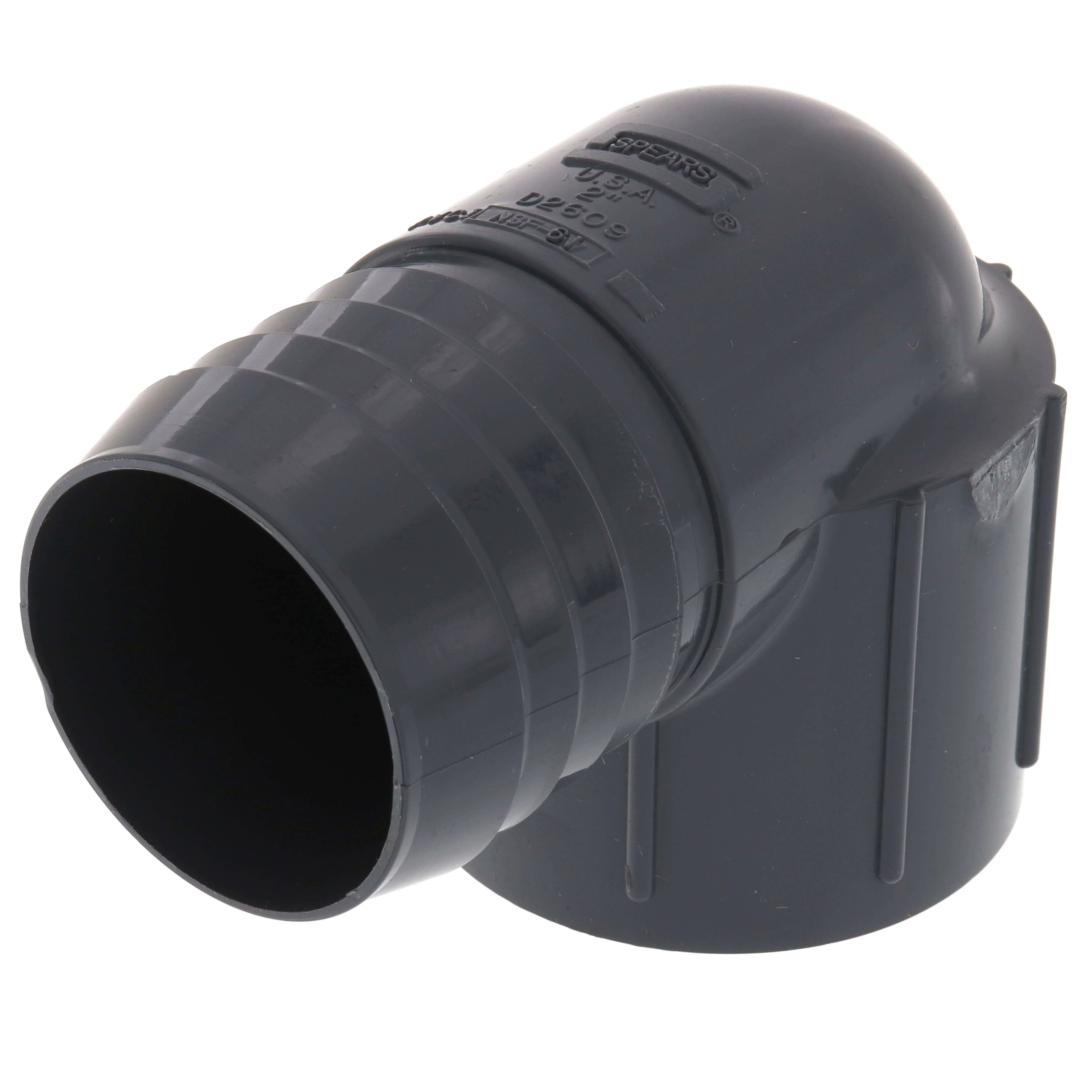 SPEARS VALVES 1407-020 Insert Elbow, 90 Deg., Insert x FPT, 2 Size, PVC | BU7KPQ
