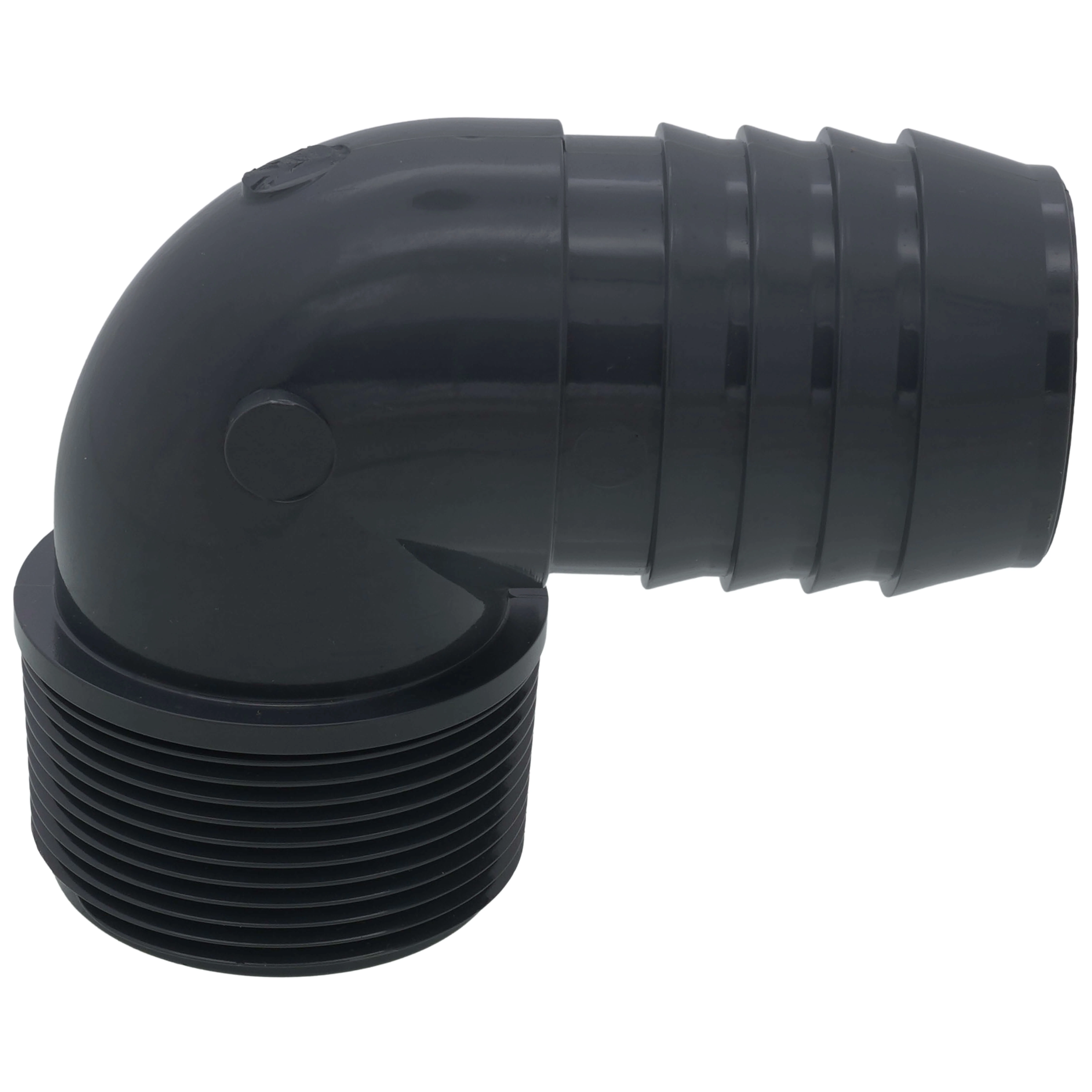 SPEARS VALVES 1413-015 Insert Elbow, 90 Deg., Insert x MPT, 1-1/2 Size, PVC | BU7JVQ