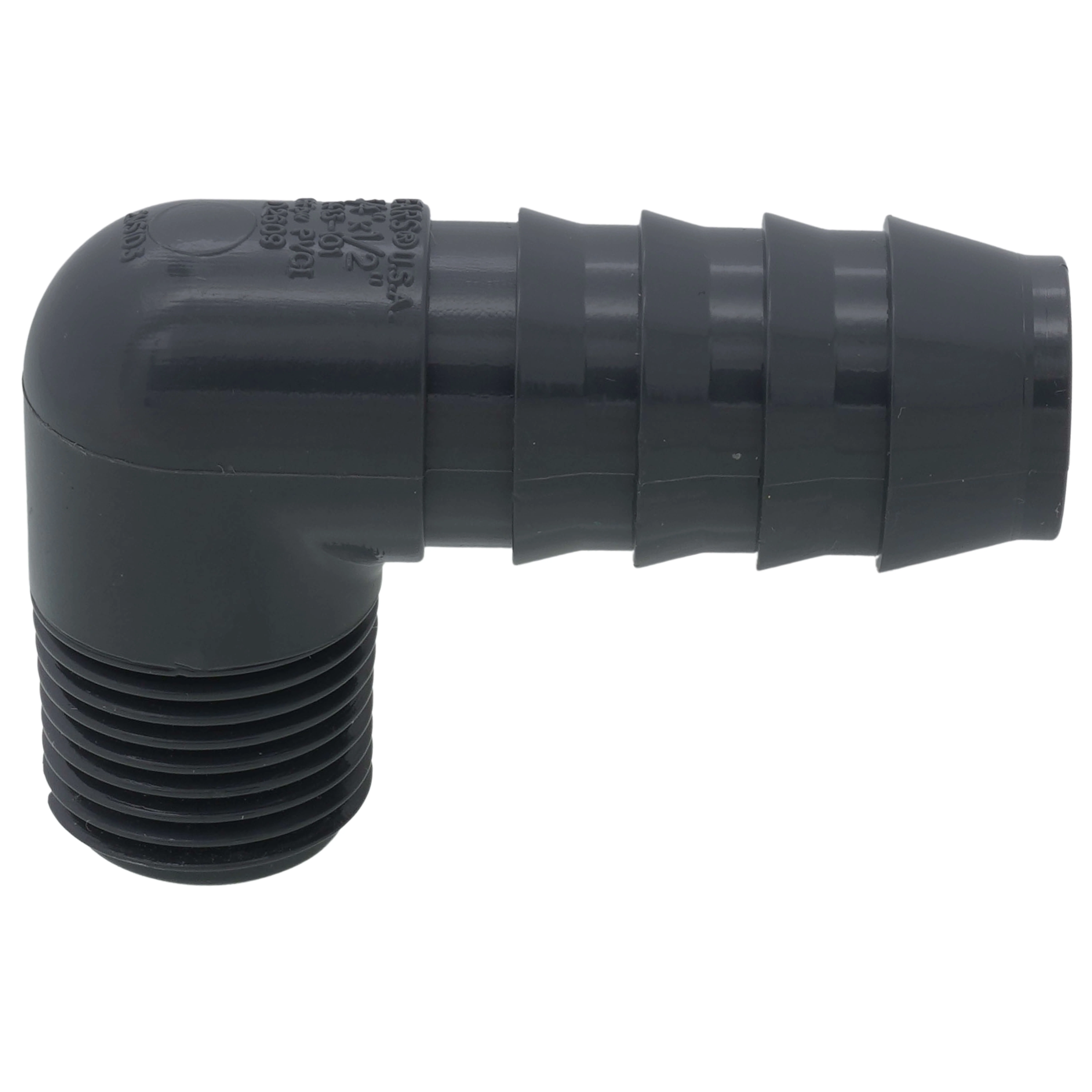 SPEARS VALVES 1413-101 Reducer Elbow, 90 Deg., Insert x MPT, 3/4 x 1/2 Size, PVC | BU7KHR